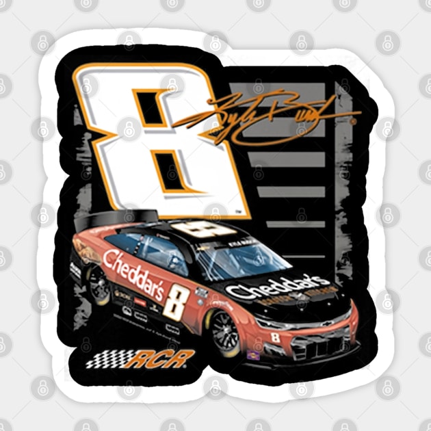 Kyle Busch Racing Team Car Sticker by art.Hamdan